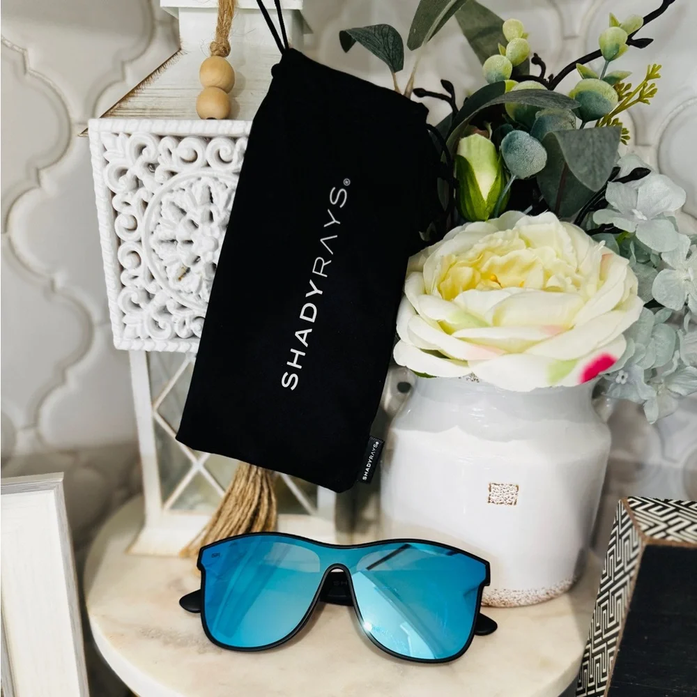 BRAND NEW SHADY RAYS BLACK OCEAN TIMBER- HIGHRISE SUNGLASSES - Picture 2 of 5